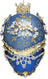 Mark Roberts Faberge Jewel Egg Hanging Ornament - Blue