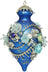 Mark Roberts King's Jewel Fancy Finial Hanging Ornament - Blue