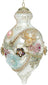 Mark Roberts King's Jewel Fancy Finial Hanging Ornament - White