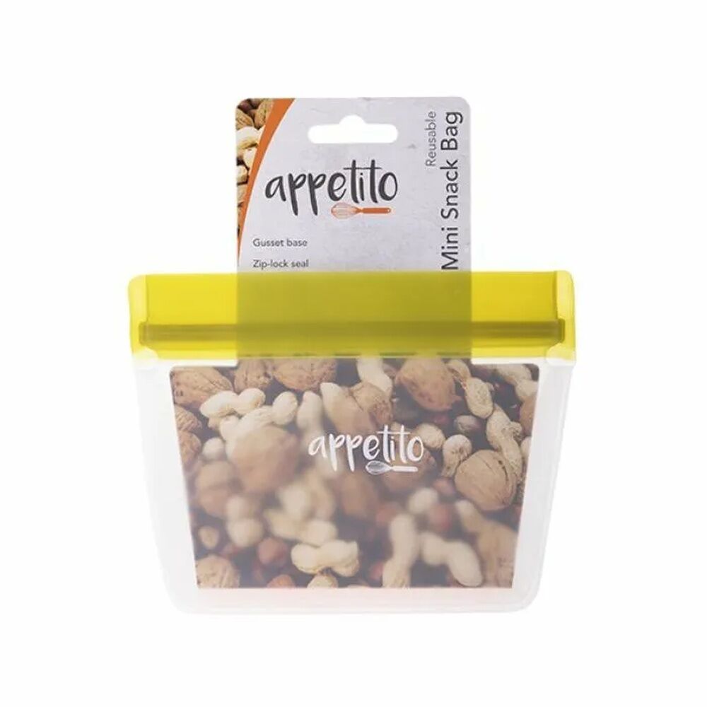 Appetito Reusable Zip Lock Bag - Mini Snack