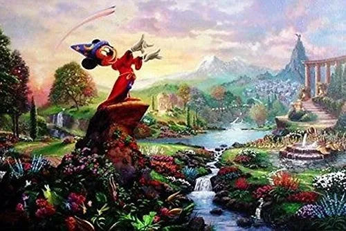 Thomas Kinkade Disney 4 x 500pc - V3