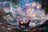 Thomas Kinkade Disney 4 x 500pc - V3