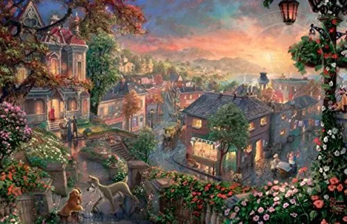 Thomas Kinkade Disney 4 x 500pc - V3