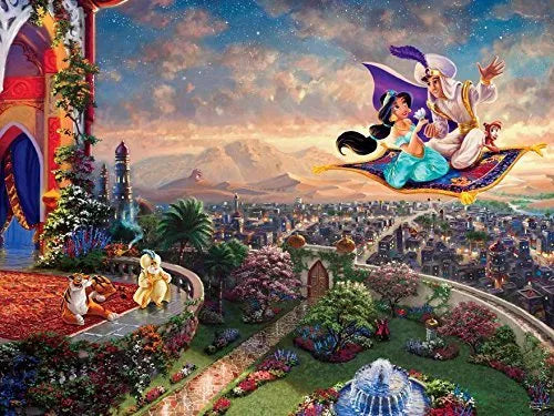 Thomas Kinkade Disney 4 x 500pc - V4