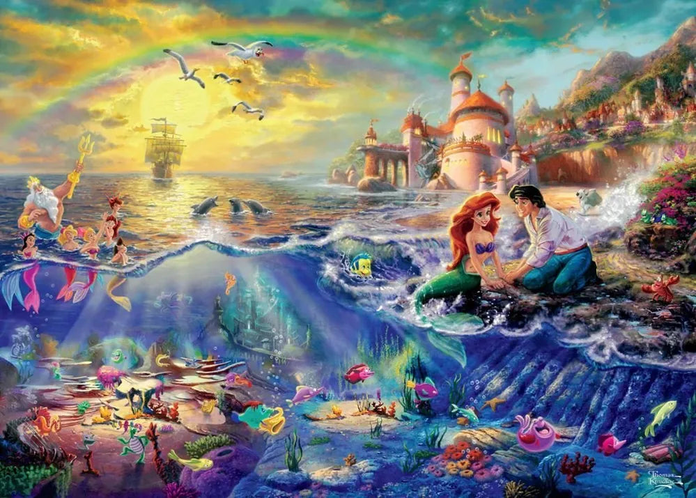Thomas Kinkade Disney 4 x 500pc - V4