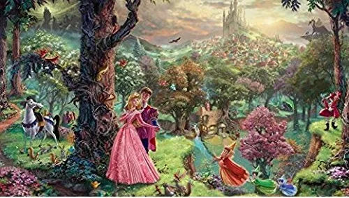 Thomas Kinkade Disney 4 x 500pc - V5