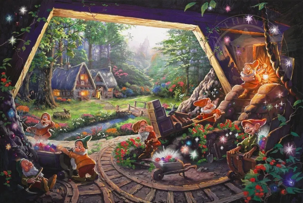 Thomas Kinkade Disney 4 x 500pc - V5