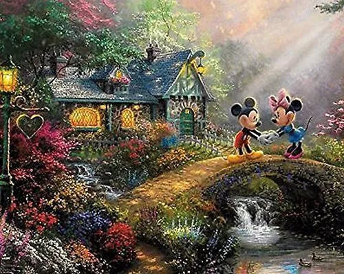Thomas Kinkade Disney 4 x 500pc - V5