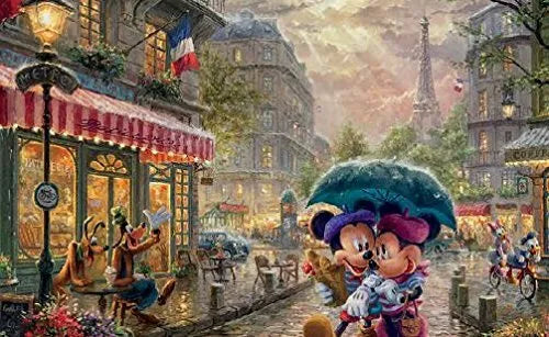 Thomas Kinkade Disney 4 x 500pc - V6