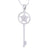 Equilibrium Diamond Key Necklace - Star