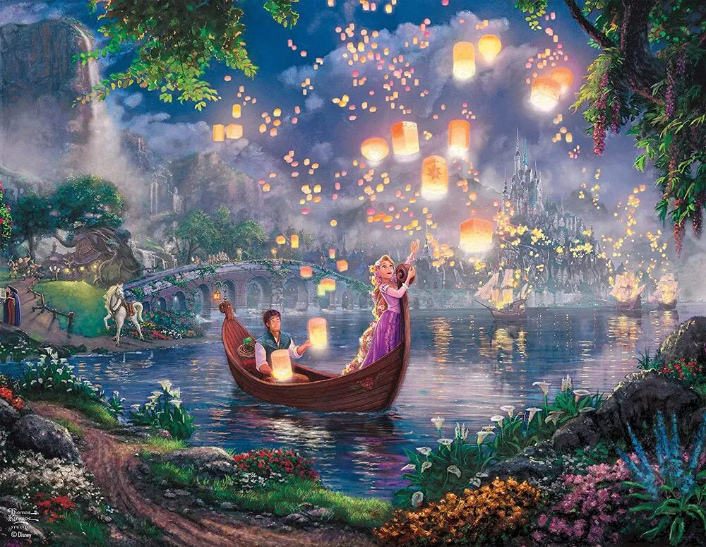 Thomas Kinkade Disney 4 x 500pc V9