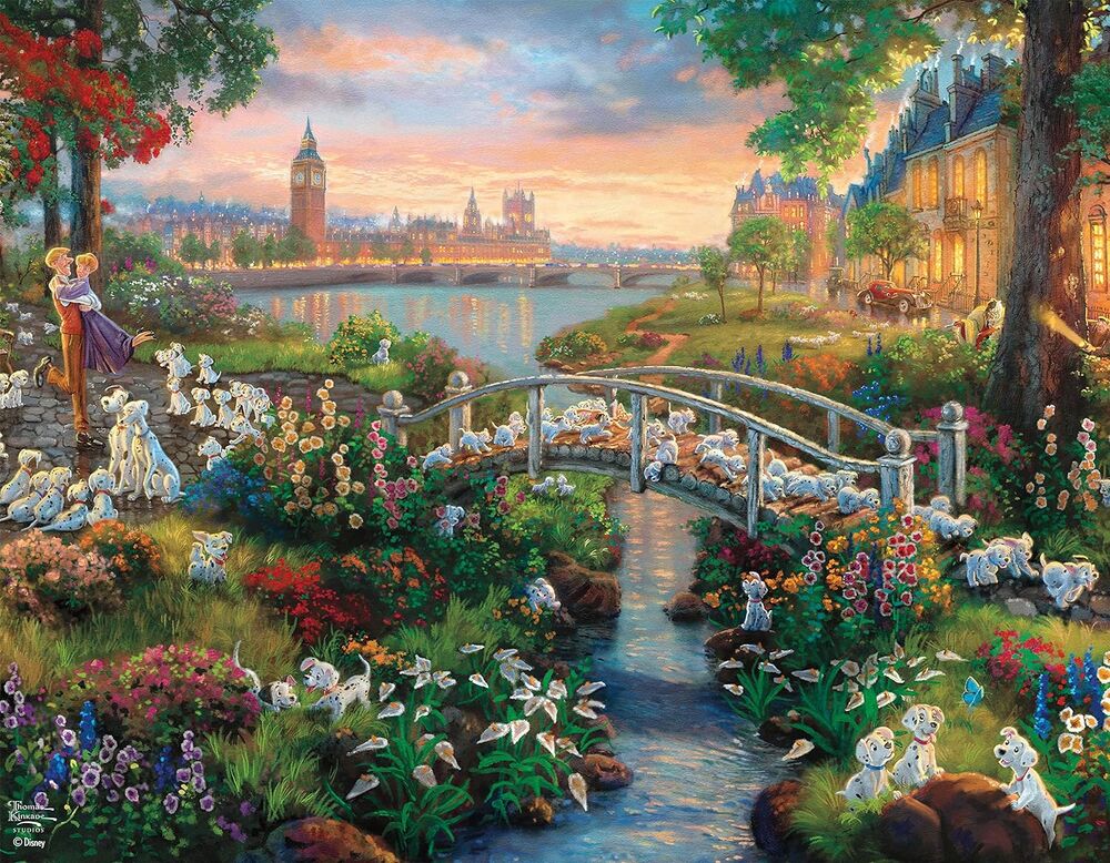 Thomas Kinkade Disney 4 X 500pc - S10