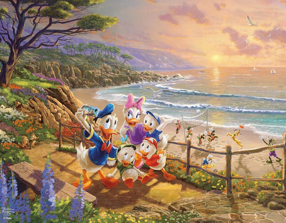 Thomas Kinkade Disney 4 X 500pc - S10
