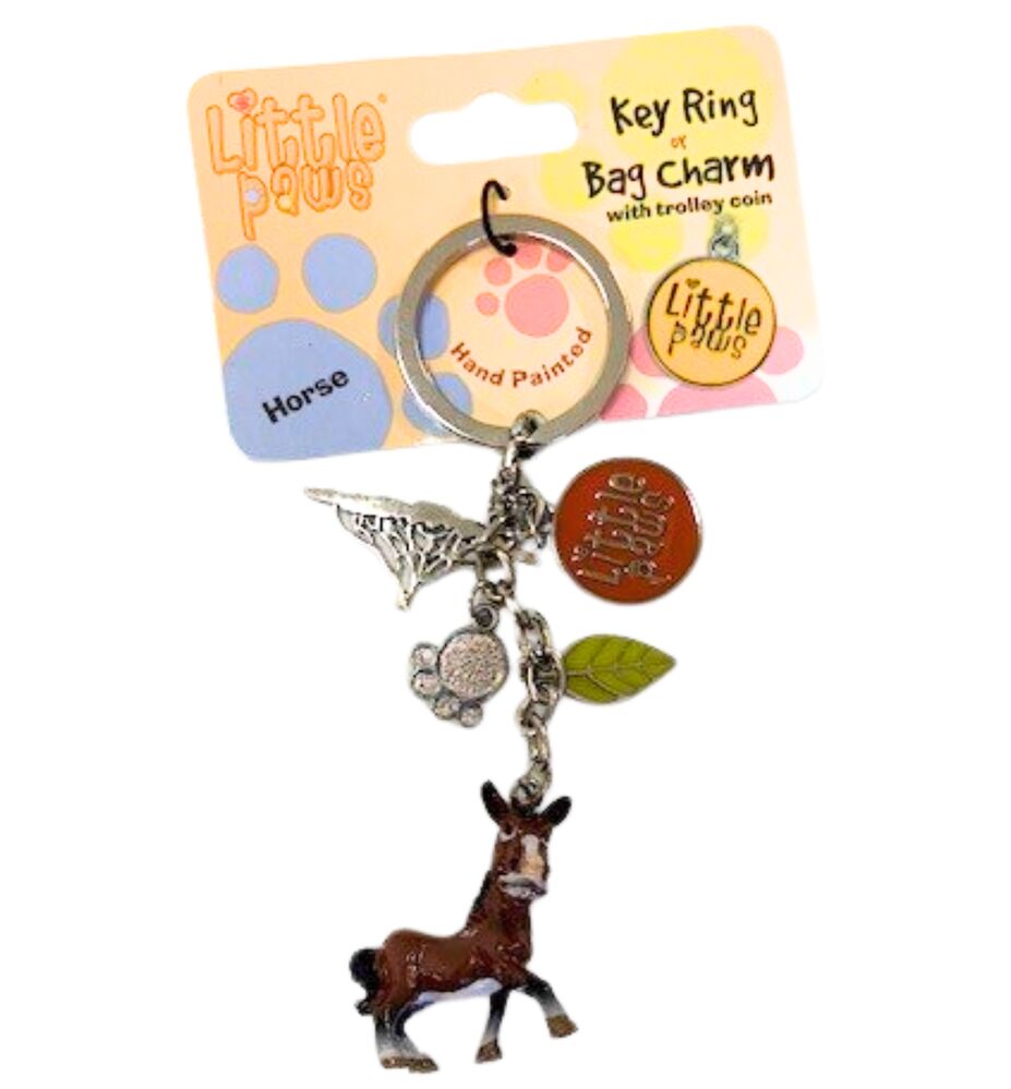 Pets With Personality - Little Paws Keyring - Horse