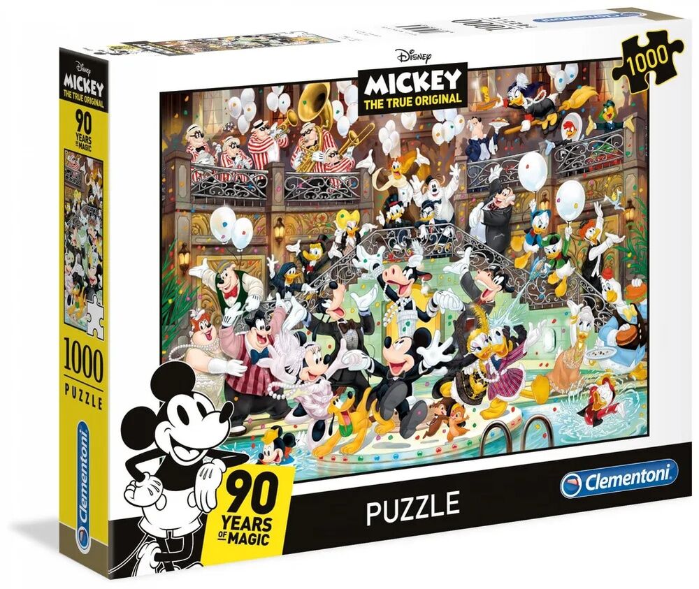 Clementoni Puzzle 1000pc - Disney Mickeys 90th Anniversary