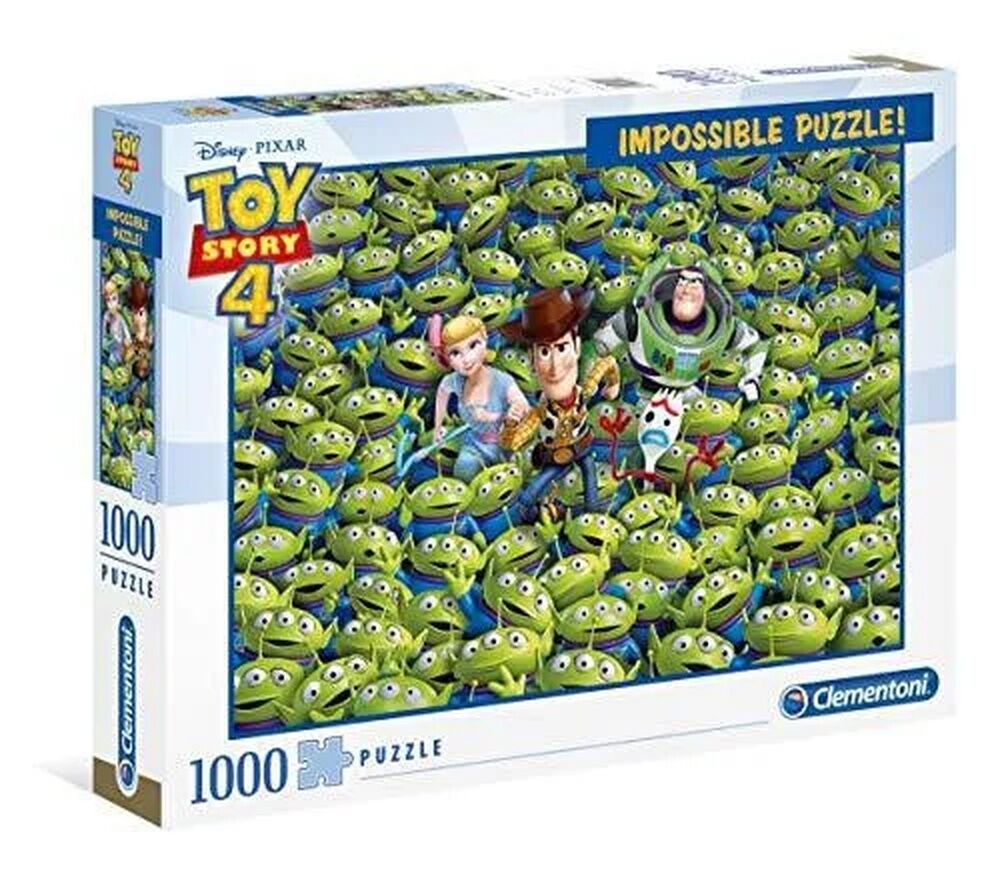 Clementoni Puzzle 1000pc - Disney Toy Story 4 Impossible Puzzle!