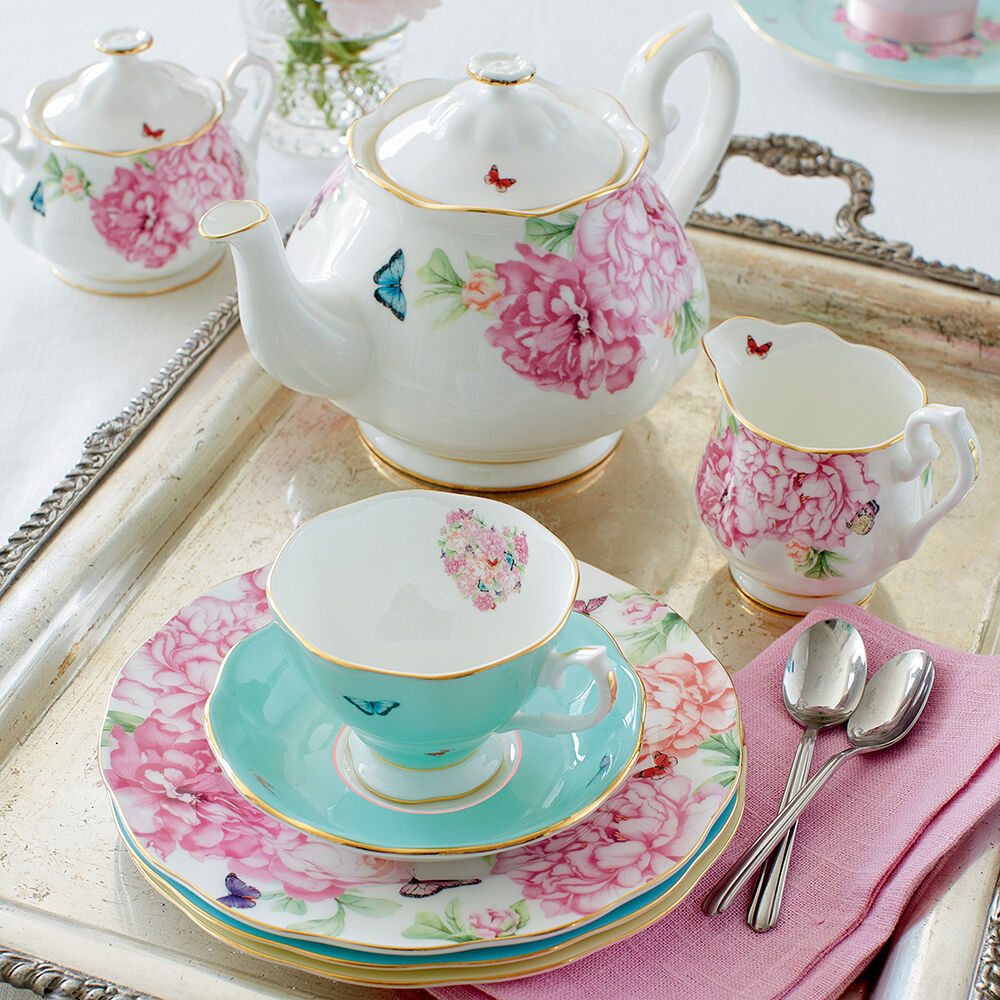 Miranda Kerr for Royal Albert - Friendship Teapot, Cream & Sugar
