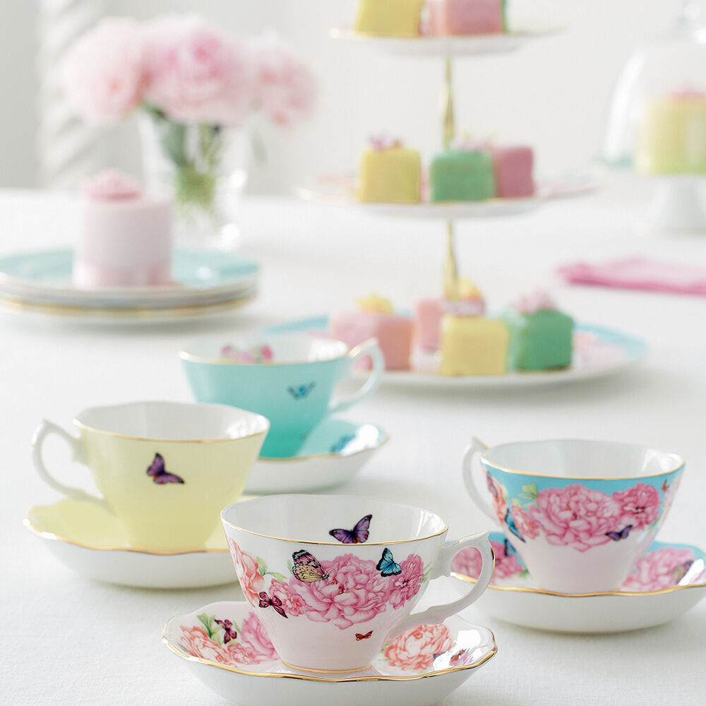 Miranda Kerr for Royal Albert - Teacups & Saucers (Set of 4)