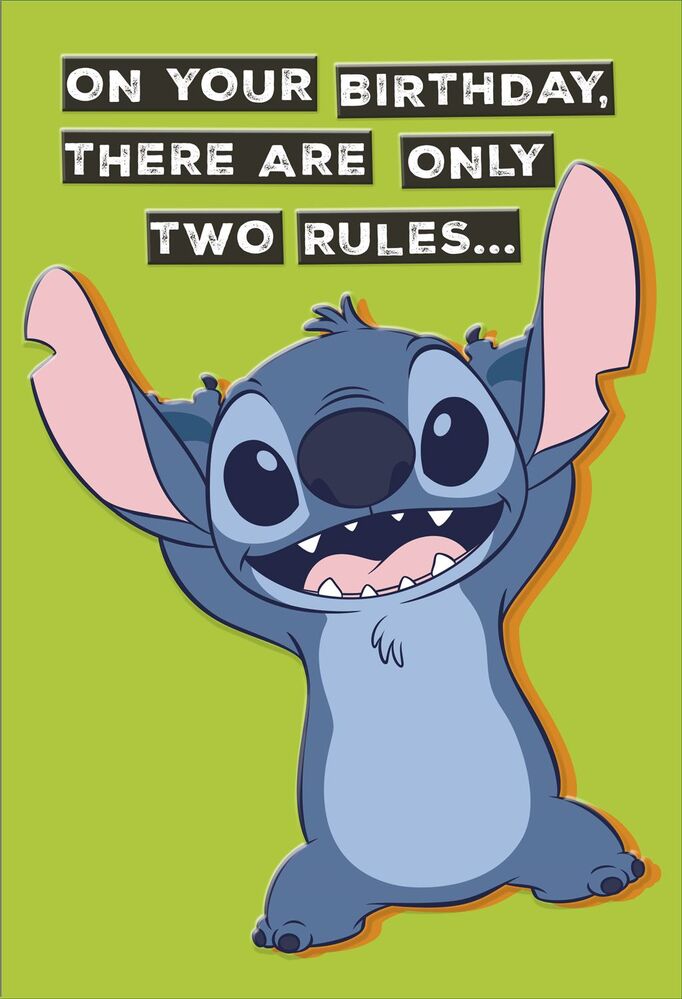 Hallmark Card - Disney Stitch Humour
