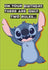 Hallmark Card - Disney Stitch Humour