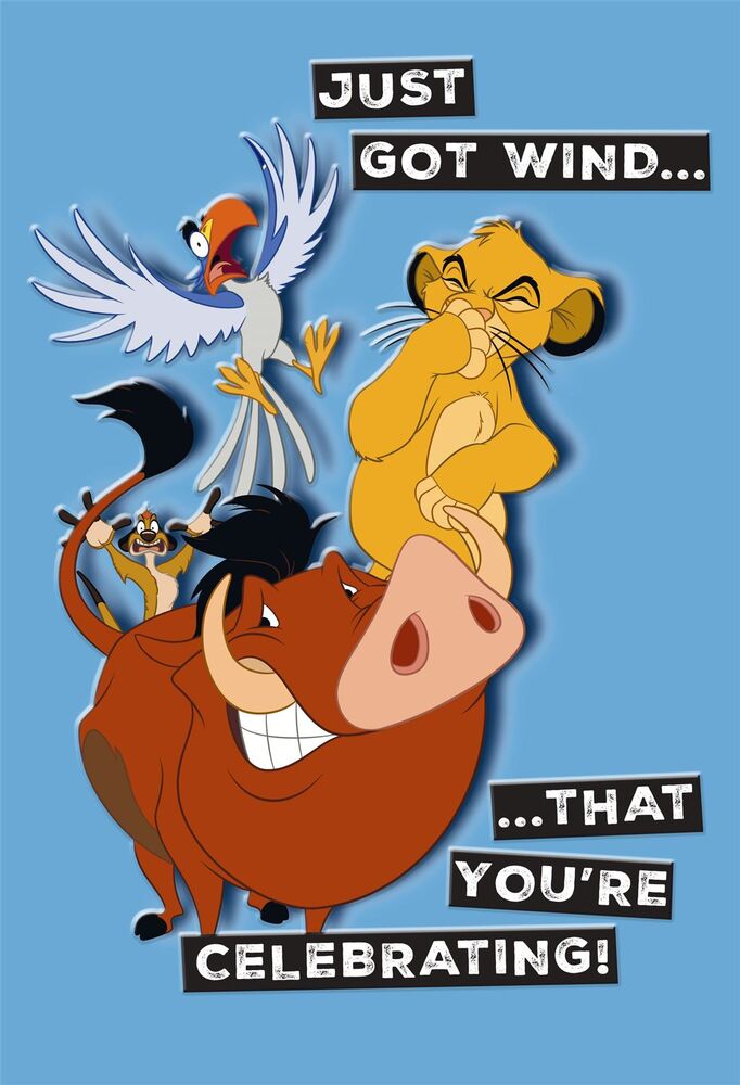 Hallmark Card - Disney The Lion King Humour