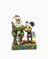 Jim Shore Disney Traditions - Santa & Mickey "Checking It Twice" Figurine