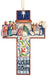 Jim Shore Heartwood Creek - Nativity Scene Cross Hanging Ornament