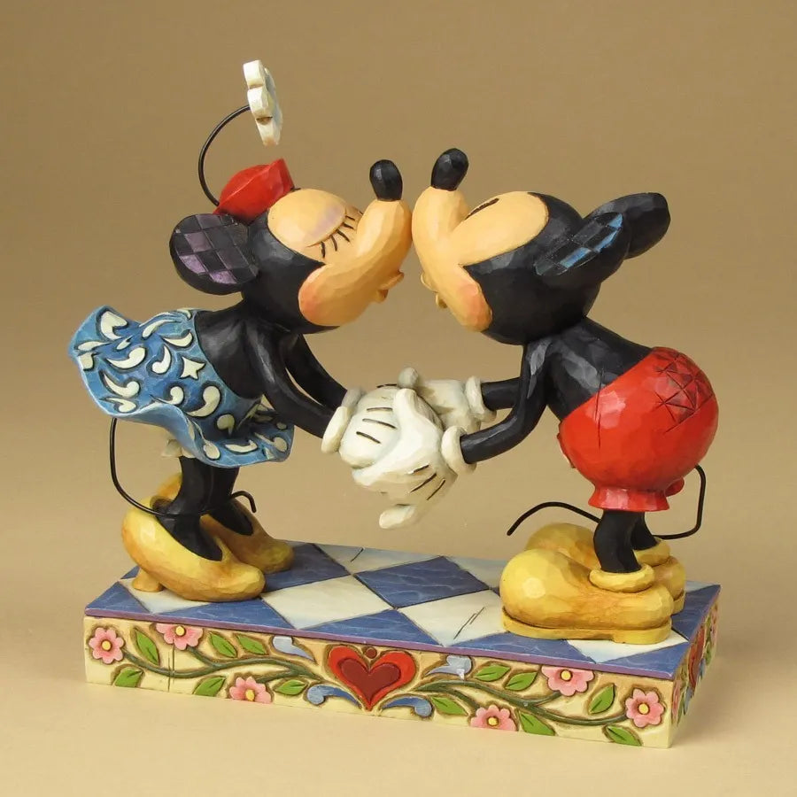 Jim Shore Disney Traditions - Mickey & Minnie Mouse - Smooch for My Sweetie
