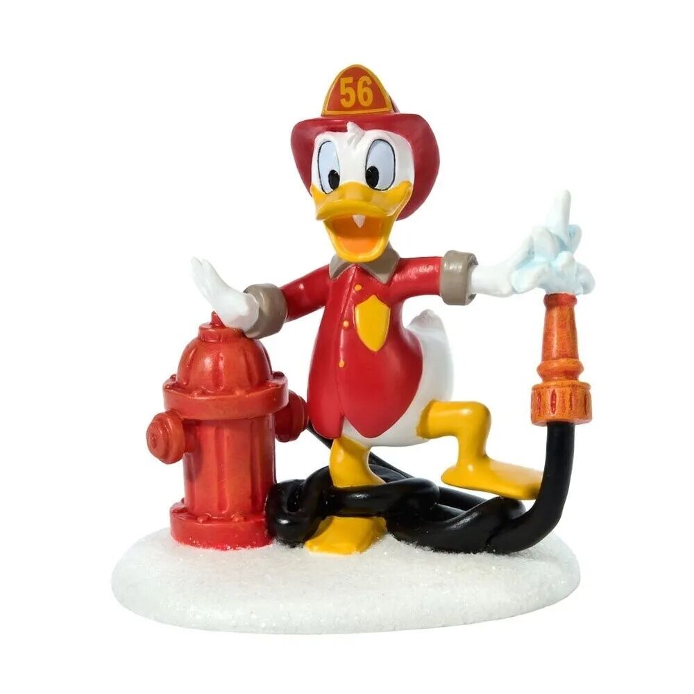Disney Mickey's Merry Christmas Village by Dept 56 - Donald's Fire Hose