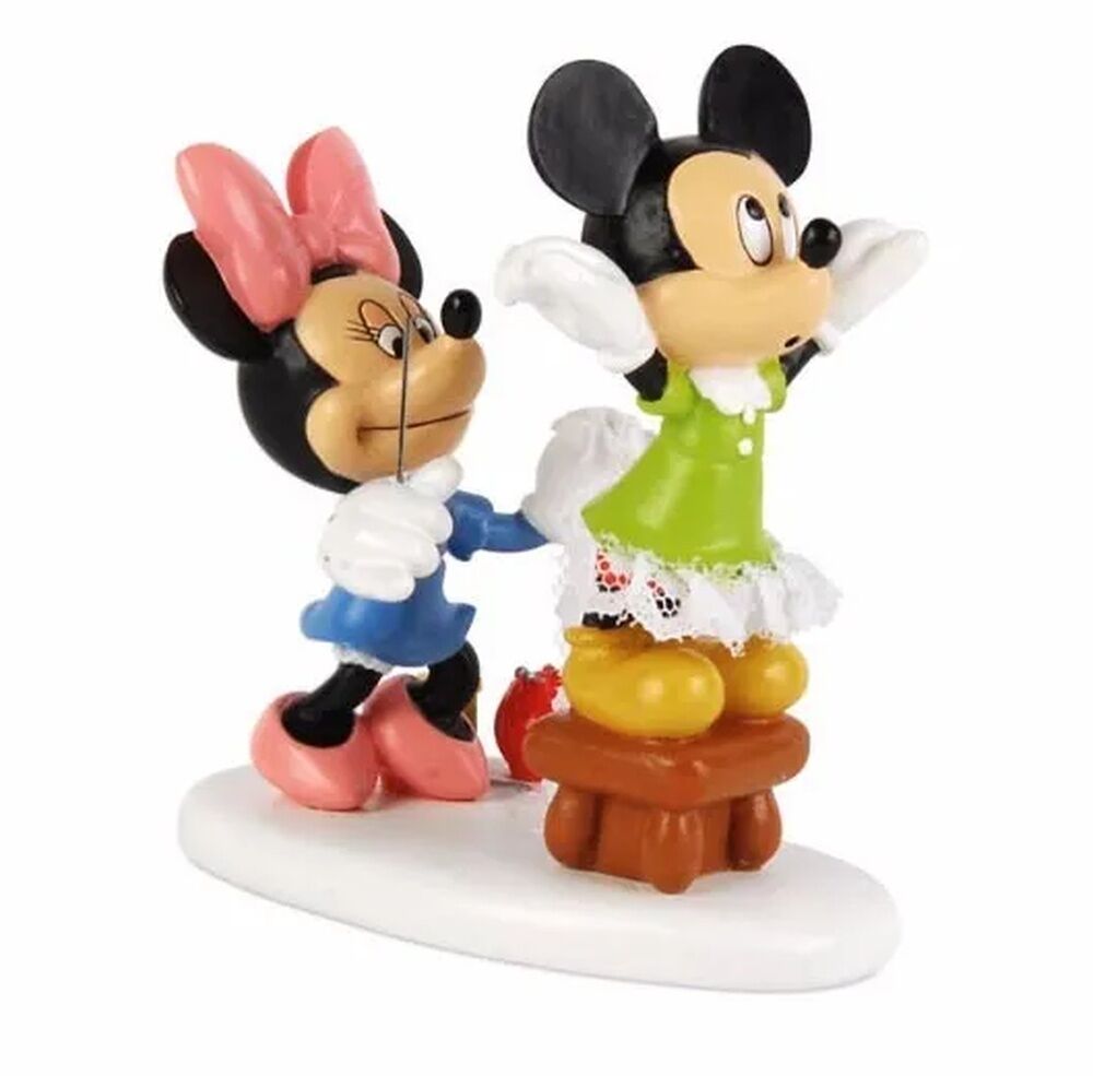 Disney Mickey's Merry Christmas Village by Dept 56 - Minnie Sewing