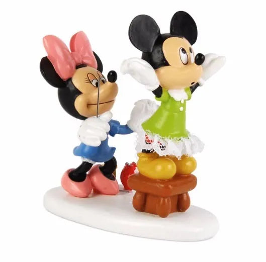 Disney Mickey's Merry Christmas Village by Dept 56 - Minnie Sewing