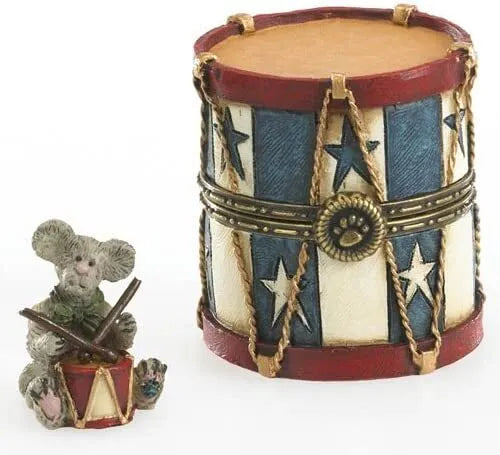 Boyds Bears - Madison's Star Bangled Drum with McNibble and Sticks