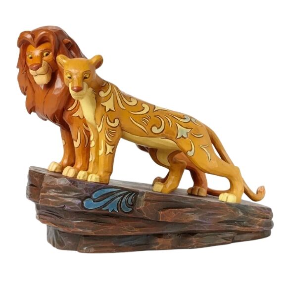 Jim Shore Disney Traditions - The Lion King Simba & Nala - Love At Pride Rock