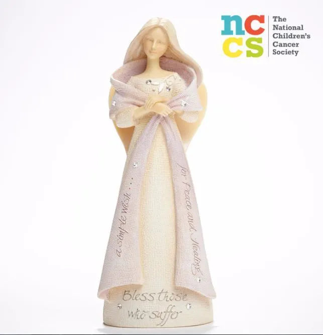 Foundations Bless Those Who Suffer Mini Angel Figurine