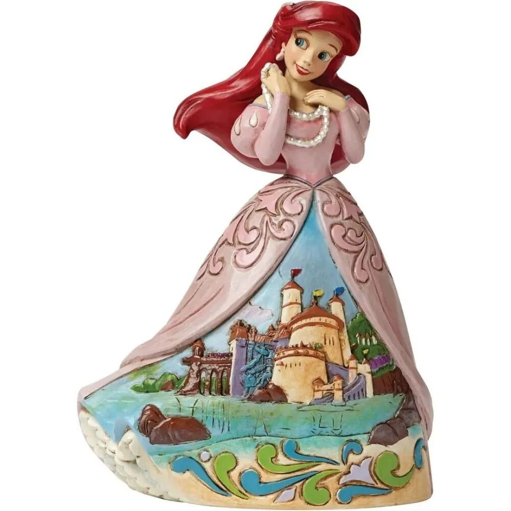 Jim Shore Disney Traditions - Ariel Sanctuary By The Sea Castle Dress Figurine