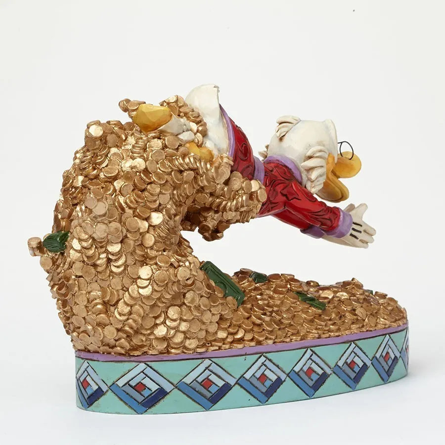 Jim Shore Disney Traditions - Scrooge McDuck Treasure Dive Figurine