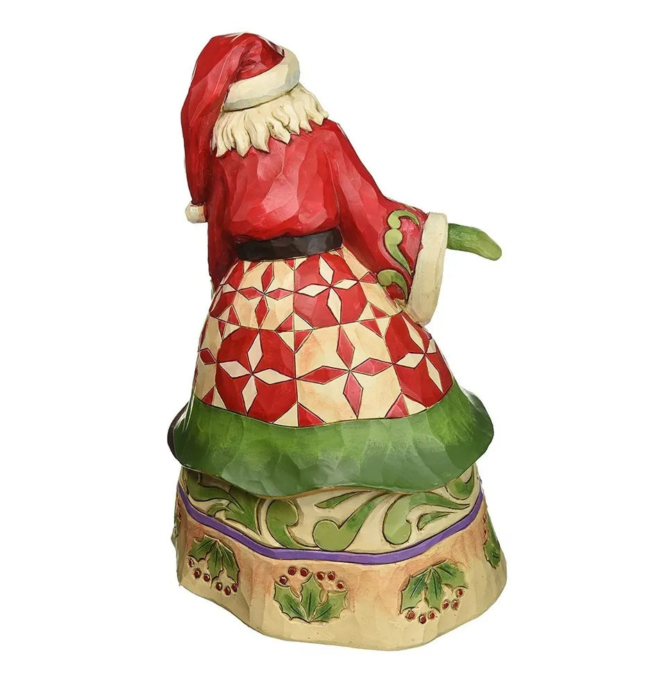 Jim Shore Heartwood Creek - Santa with Puppy