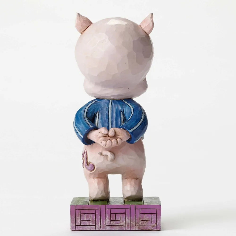 Jim Shore Looney Tunes Collection Porky Pig - Its P-P-P-Porky Figurine