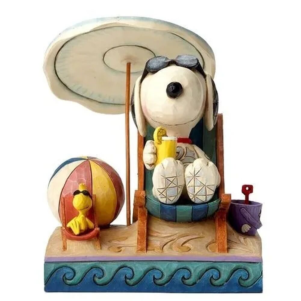 Peanuts by Jim Shore - Snoopy & Woodstock - Beach Buddies