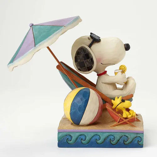 Peanuts by Jim Shore - Snoopy & Woodstock - Beach Buddies