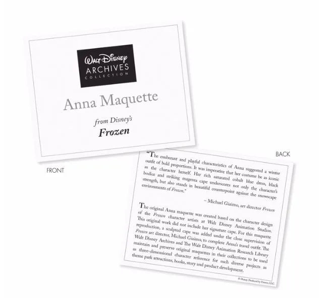 Walt Disney Archives Collection - Anna Maquette