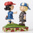 Peanuts By Jim Shore - Baseball Schroeder and Lucy - Mound of Trouble