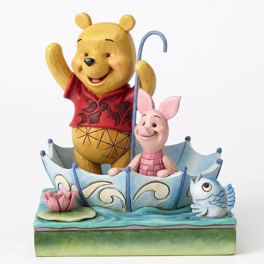 Jim Shore Disney Traditions - Winnie the Pooh & Piglet 50 Years of Friendship Figurine