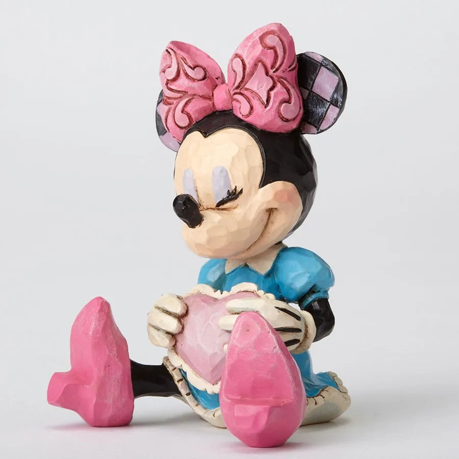 Jim Shore Disney Traditions - Minnie Mouse with Heart Mini Figurine