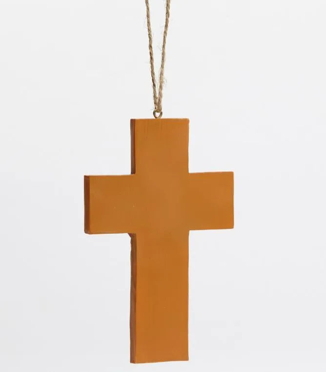 Jim Shore Heartwood Creek - Holy Family Cross Hanging Ornament