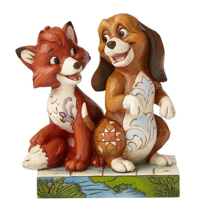 Jim Shore Disney Traditions - Fox and the Hound - Unexpected Friendships