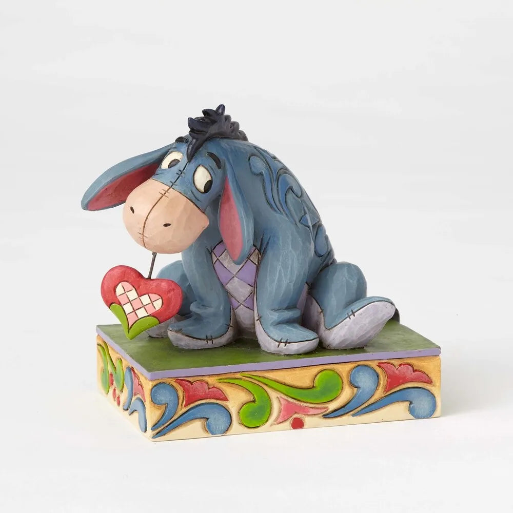 Jim Shore Disney Traditions - Winnie the Pooh Eeyore - Heart on a String Personality Pose