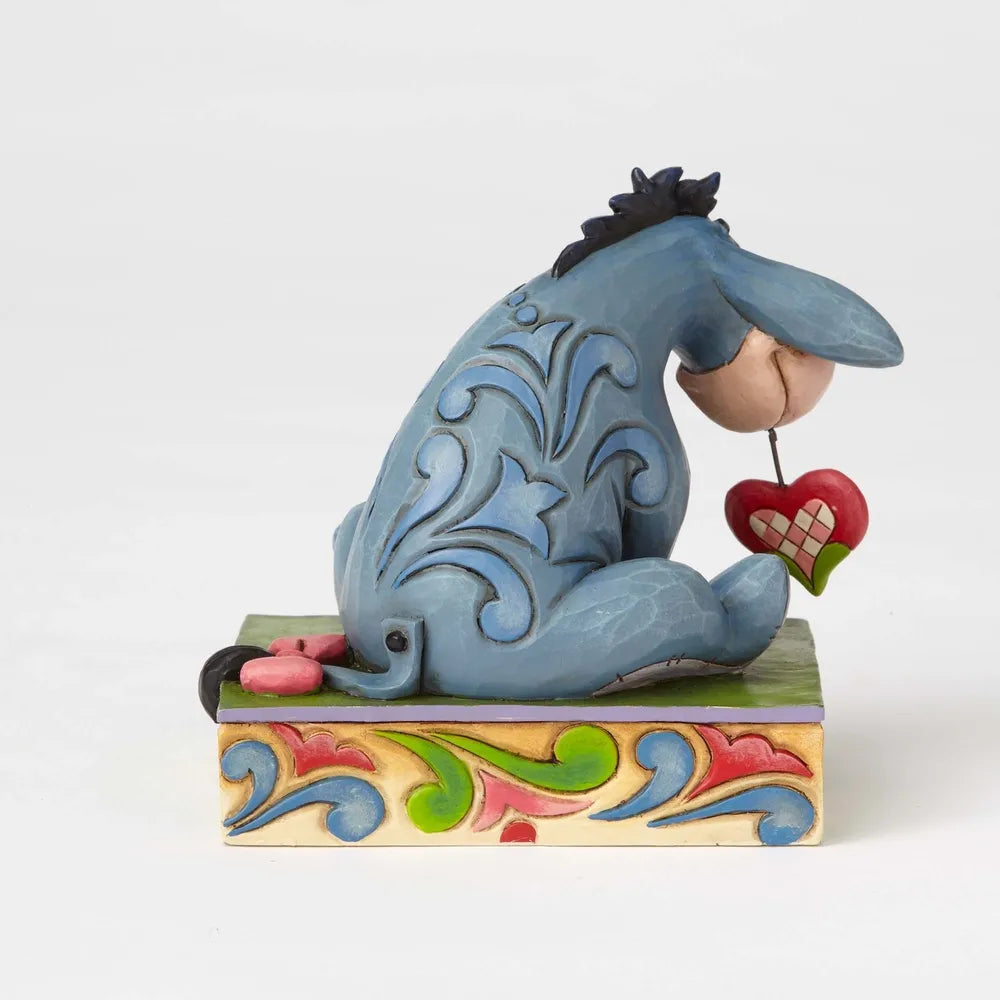 Jim Shore Disney Traditions - Winnie the Pooh Eeyore - Heart on a String Personality Pose