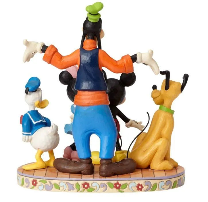 Jim Shore Disney Traditions - Mickey Mouse and The Fab Five - The Gang’s All Here