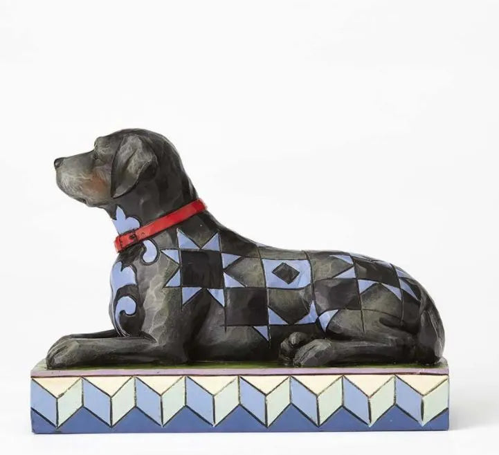 Jim Shore Heartwood Creek Dog Collection - Onyx the Black Labrador